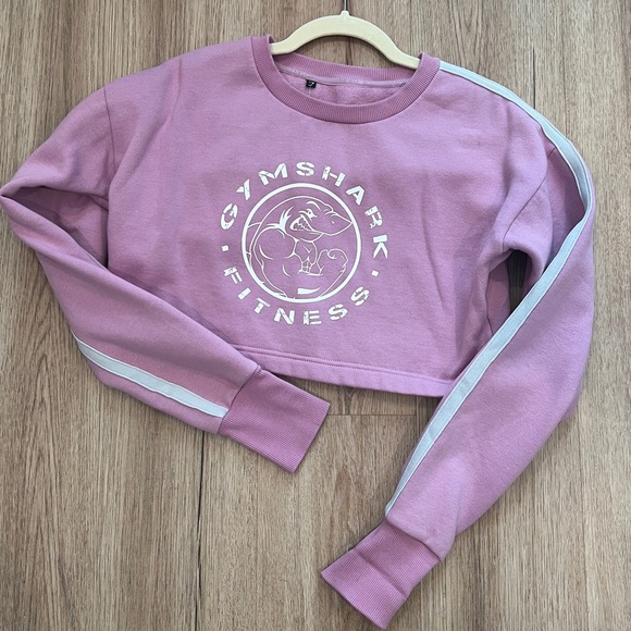 Gymshark Sweaters - Gymshark Legacy Fitness Cropped Sweater in Pink